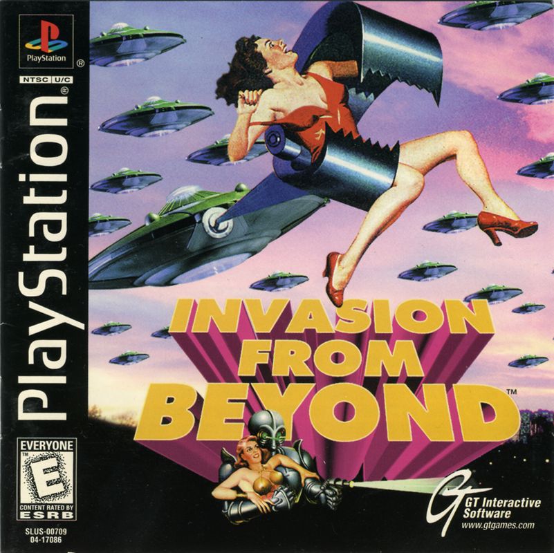 Invasion from Beyond box art for Playstation